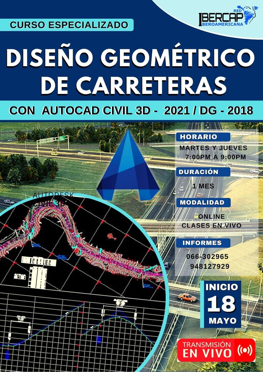 DISEÑO GEOMÉTRICO DE CARRETERAS CON CIVIL 3D 2021 
